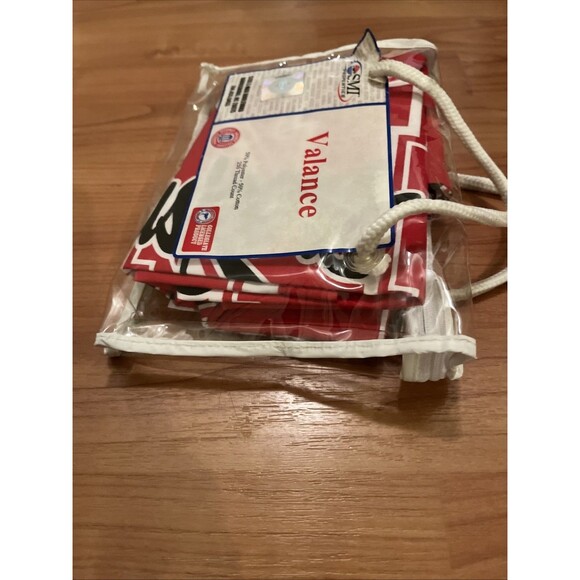 University Of Nebraska Cornhuskers 1pc Valance Curtain Topper Multi-Color - Picture 6 of 9